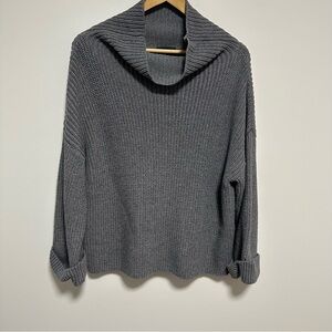 Lord & Taylor Chunky Knit Cowl Neck Sweater